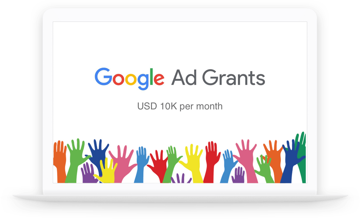 laptop-google ads grant - buzz factory